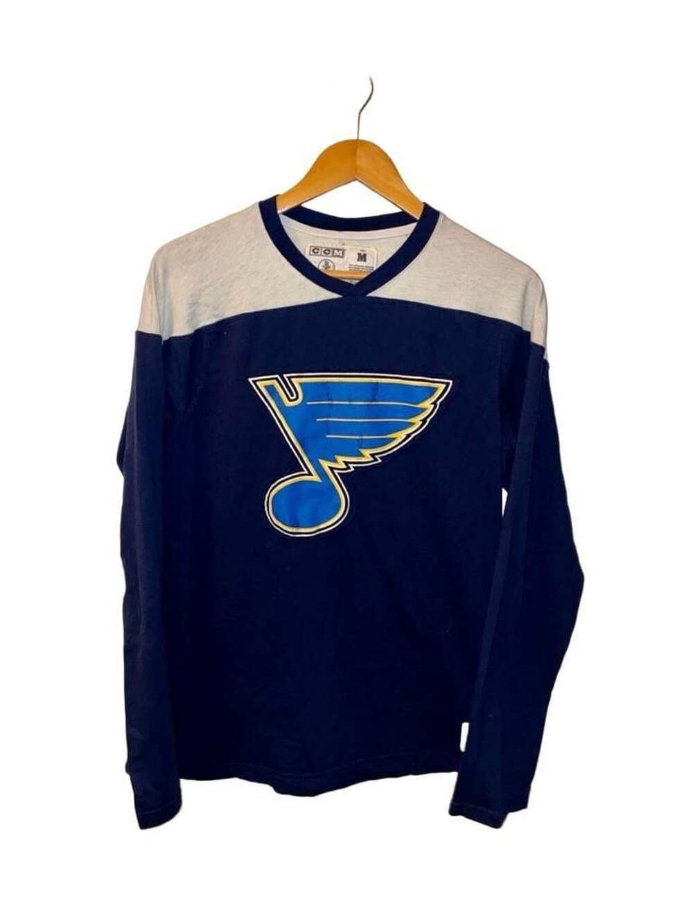 CCM St. Louis Blues NHL Athletic Equipment Long Sleeve Shirt Medium
